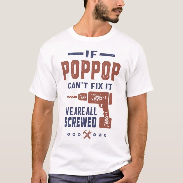 Camiseta Si el pop no puede arreglarlo (Anverso)