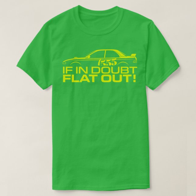 Camiseta Si en duda se va (Diseño del anverso)