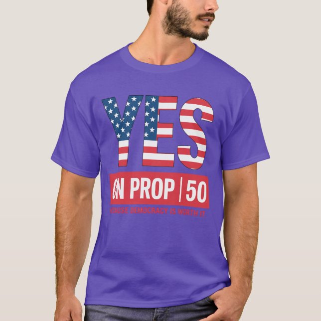CAMISETA SÍ EN PROP 50 (Anverso)