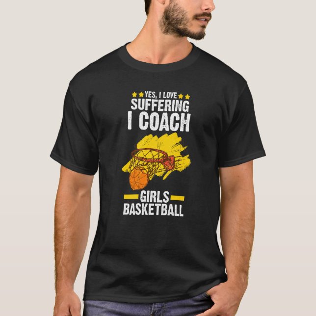Camiseta Si entrenador de baloncesto de básquetbol (Anverso)