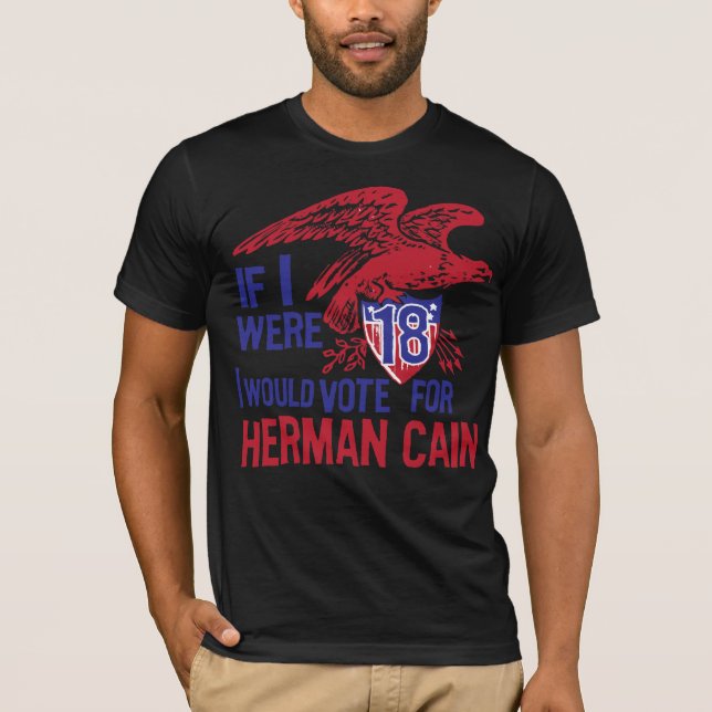 Camiseta Si era 18 Herman Caín (Anverso)