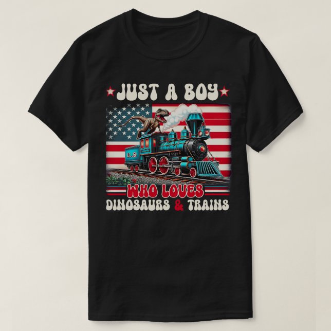 Camiseta Si eres un amante de los dinosaurios es para tu tr (Diseño del anverso)