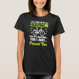 Camiseta Sí Es Bicicleta Eléctrica E Bicicleta Ebike Bicicl