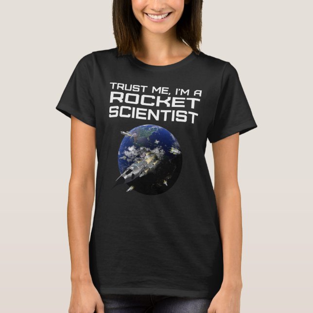 Camiseta Sí, es curioso el aeroespacial de la ciencia de co (Anverso)