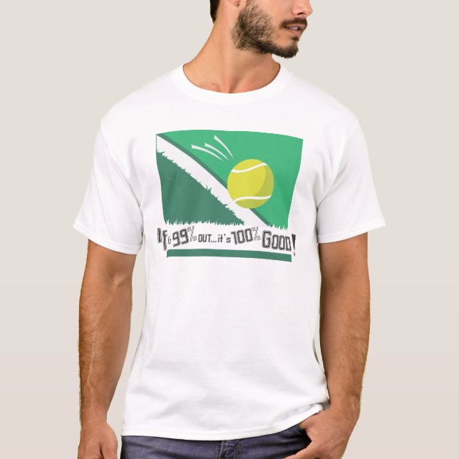 Camiseta ¡Si es el 99% hacia fuera es el 100% bueno! Reglas (Anverso)