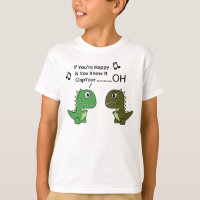 si es feliz y lo sabes, hijos de t-rex
