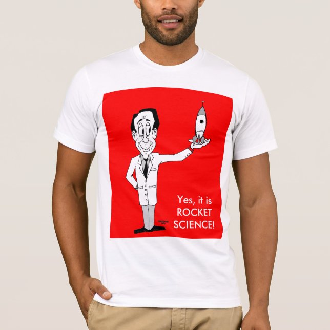 Camiseta ¡Sí, es INGENIERÍA ESPACIAL! (Anverso)