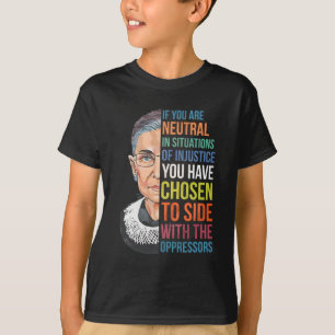 Camiseta Si Es Neutral En Situaciones De Injusticia No