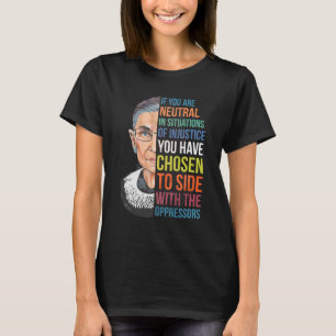 Camiseta Si Es Neutral En Situaciones De Injusticia No