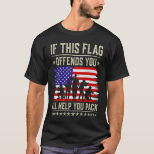 Camiseta Si esta bandera te ofende te ayudaré a ver la band