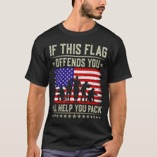 Camiseta Si esta bandera te ofende te ayudaré a ver la band