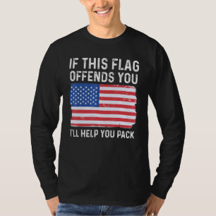 Camiseta Si Esta Marca Ofende, Ayudará A Empaquetar Patriot