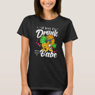 Camiseta Si está perdido o borracho, por favor regresa al a