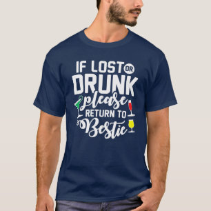 Camiseta Si está perdido o borracho, por favor regrese a Be