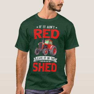 Camiseta Si Está Rojo, Déjalo En La Mierda Graciosa.