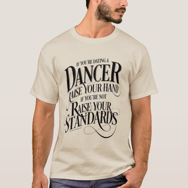 Camiseta Si estás saliendo con un bailarín (Anverso)
