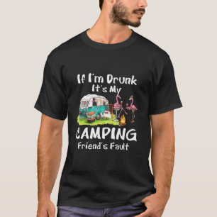 Camiseta Si Estoy Borracho, Son Los Flamencos De Mi Amigo D