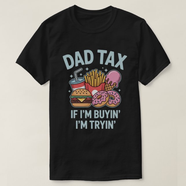 Camiseta Si estoy comprando estoy probando comida rápida |  (Diseño del anverso)