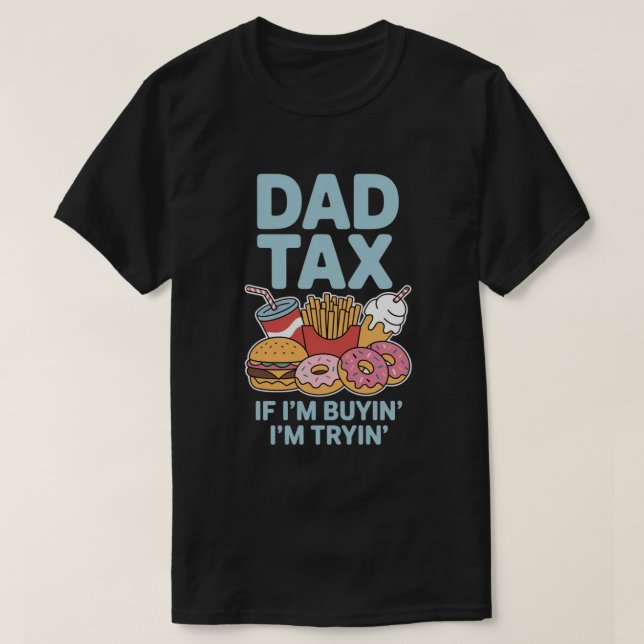 Camiseta Si estoy comprando estoy probando comida rápida |  (Diseño del anverso)