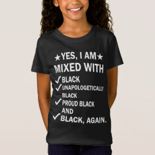 Camiseta Sí, estoy mezclado con Black Orud African Black Hi