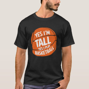 Camiseta Sí, estoy seguro de que sí juego a baloncesto dive