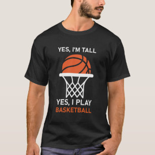 Camiseta Sí, estoy seguro de que sí, juego básquetbol