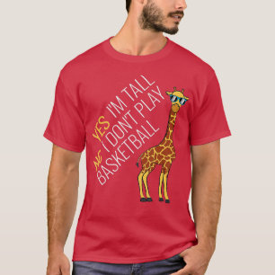 Camiseta Sí, estoy triste, no, no juego básquetbol, mucha g