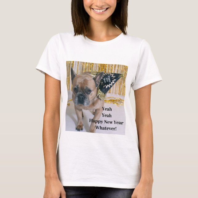 Camiseta Sí, ¡Feliz Año Nuevo! (Anverso)