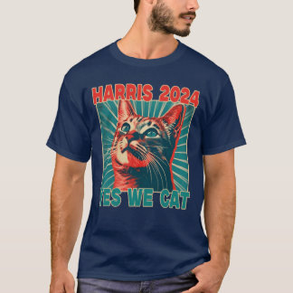 Camiseta Sí, gatos dueños de gatos graciosos, dama de gatos