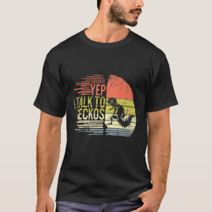 Camiseta Sí, Hablo Con Geckos Reptile Love Lizard Reptile G