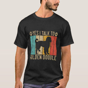 Camiseta Sí, Hablo Con Golden Doodle