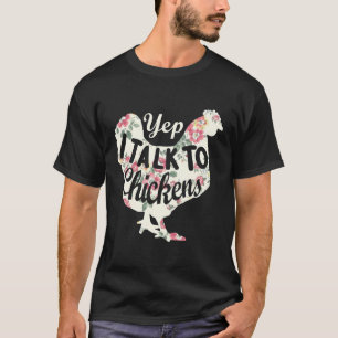 Camiseta Sí, Hablo Con La Agricultura De Pollos