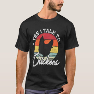 Camiseta Sí, hablo con pollitos Pijamas de pollo