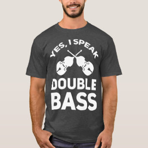 Camiseta Sí, hablo doble bajo Música