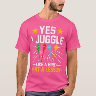 Camiseta Sí, Hago Como Un Círculo Chica Con Entusiastas.