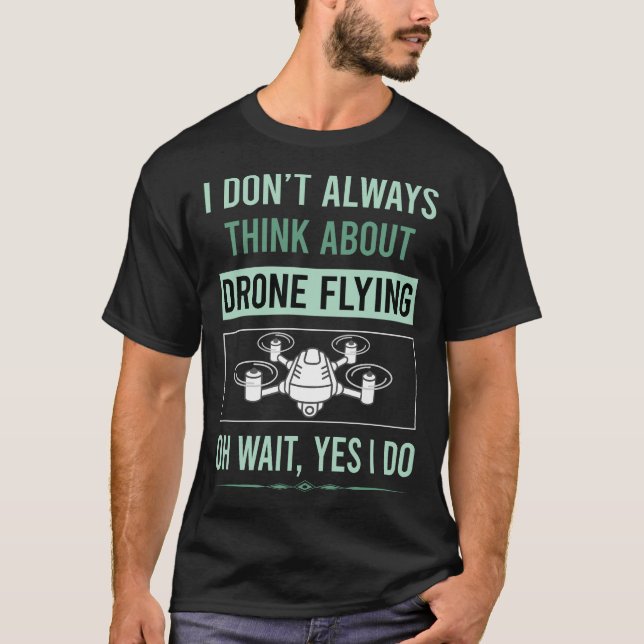 Camiseta Sí, hago drones volando (Anverso)