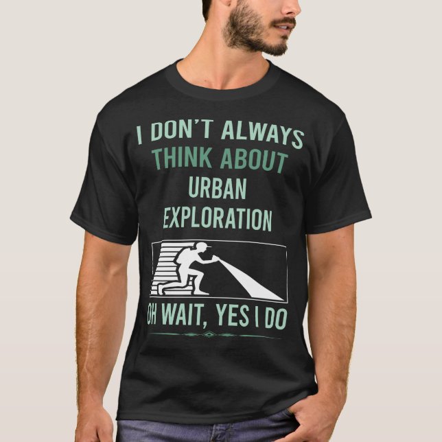 Camiseta Sí, hago exploración urbana (Anverso)