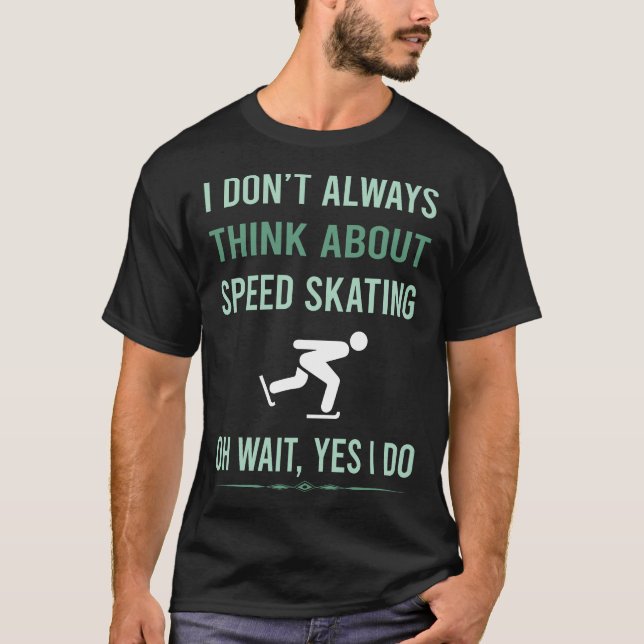 Camiseta Sí, hago patinaje rápido (Anverso)