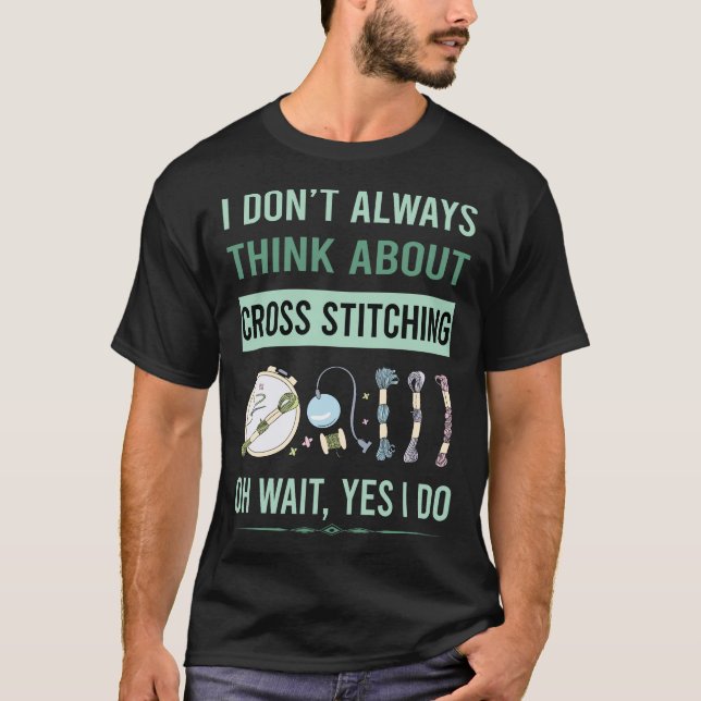 Camiseta Sí, hago punto de cruz (Anverso)