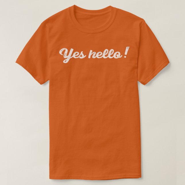 Camiseta Sí hola 1 (Diseño del anverso)