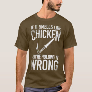 Camiseta Si huele a pollo lo llevas mal