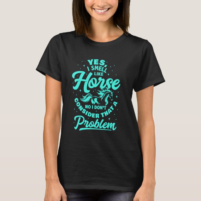 Camiseta Si, Huelo Como Caballo Para Hombres Mujeres, Diver (Anverso)