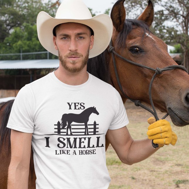 Camiseta Si, Huelo Como Un Caballo (horse shirt)