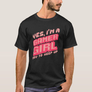 Camiseta Sí Im A Gamer Chica Video Gamer Gif
