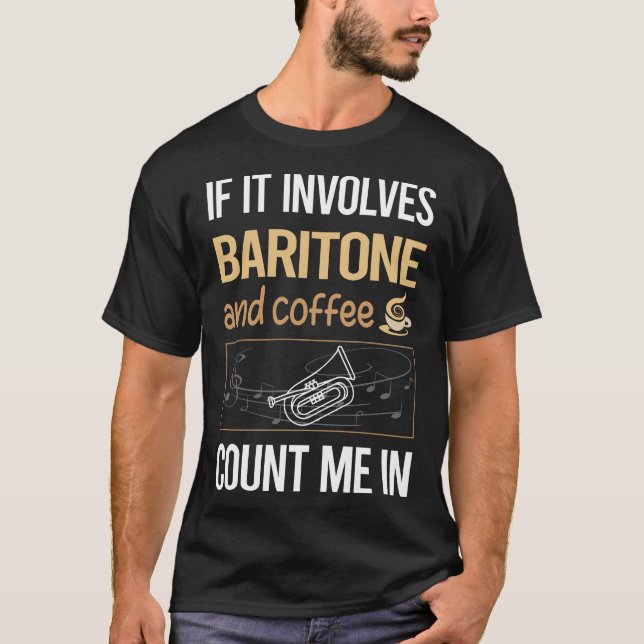 Camiseta Si Implica Café Baritone (Anverso)