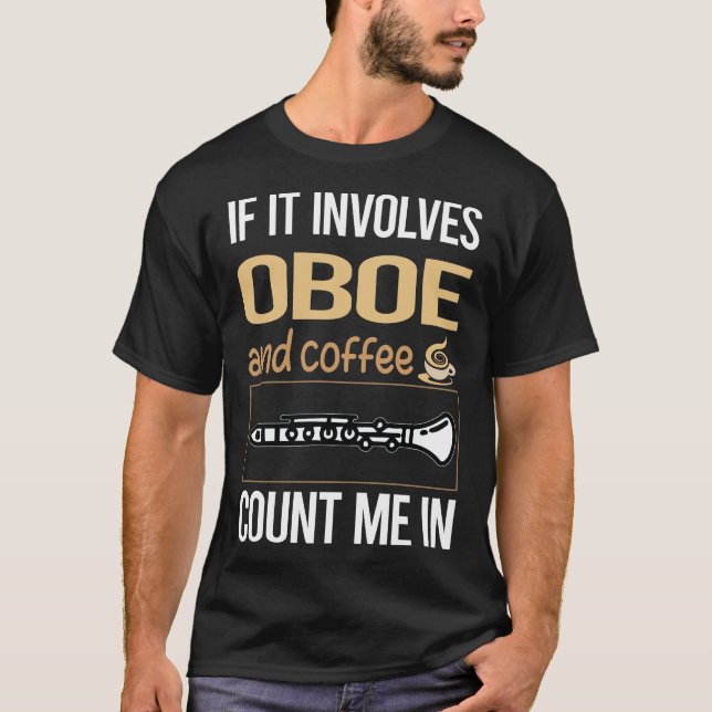 Camiseta Si Implica Café Oboe (Anverso)
