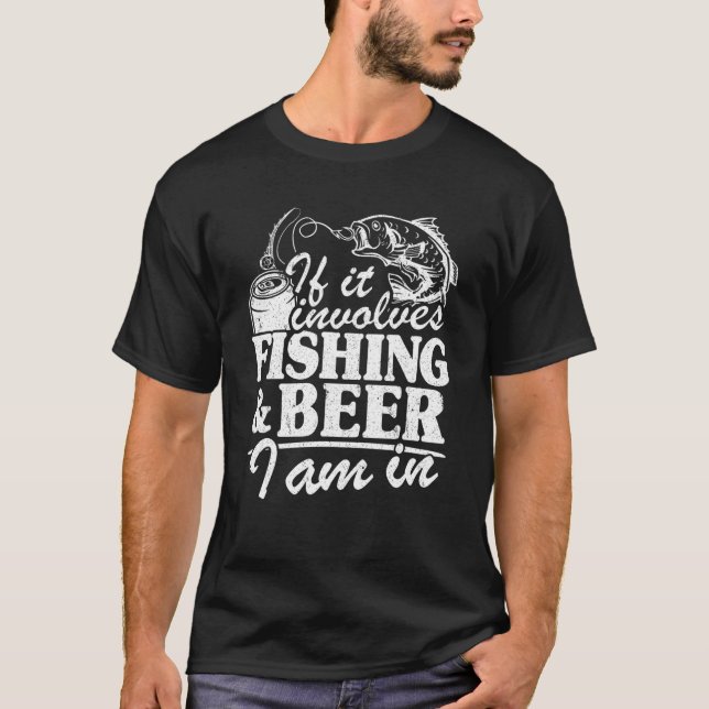Camiseta Si Implica La Pesca (Anverso)