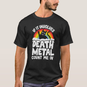 Camiseta Si Implica Muerte Metalizado Cuéntame En Gato Meta