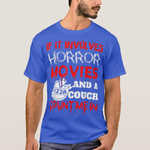 Camiseta Si Implica Películas De Horror, Pizza Y Un Sofá 4