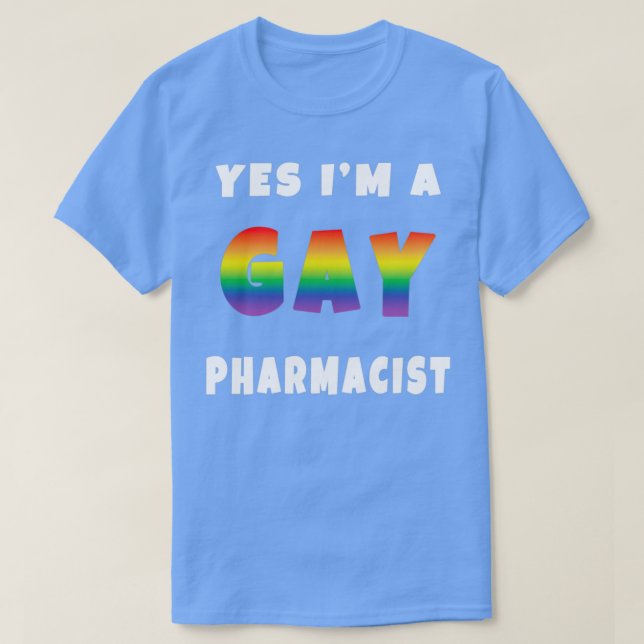 Camiseta SÍ Ix27M UN FARMACÉUTICO GAY (Diseño del anverso)